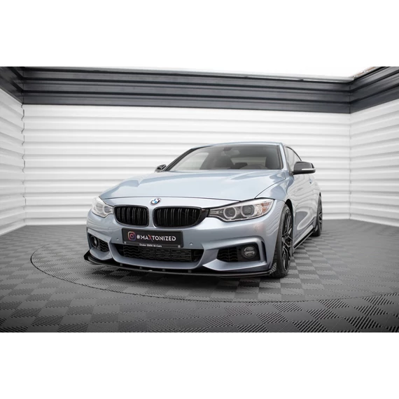 Street Pro Első Splitter + Flaps BMW 4 Coupe M-Pack F32
