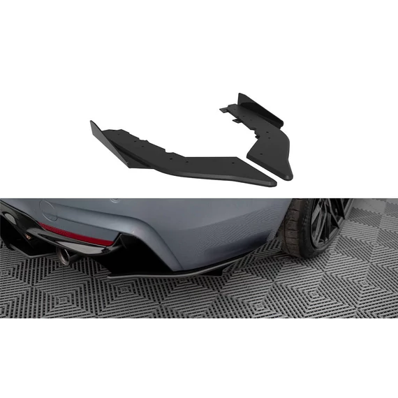 Street Pro Hátsó Oldalsó Splitter + Flaps BMW 435i Coupe M-Pack F32