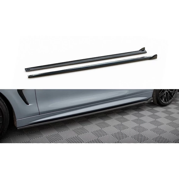 Oldalsó szoknyák Diffúzorok V.2 BMW 4 Coupe M-Pack F32