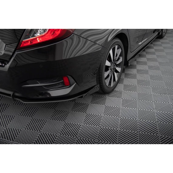 Street Pro Hátsó Oldalsó Splitter + Flaps Honda Civic Mk10