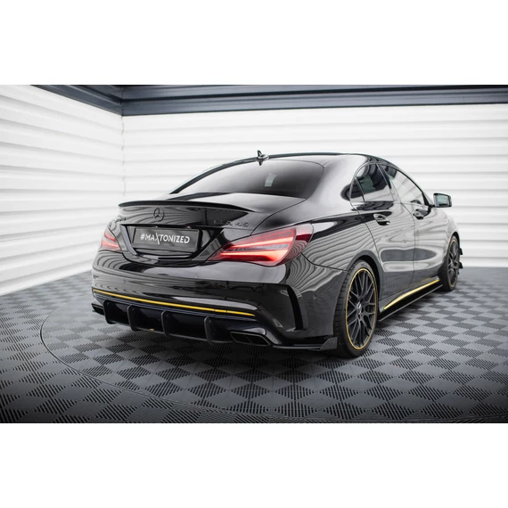 Street Pro Hátsó Oldalsó Splitter + Flaps Mercedes-AMG CLA 45 C117 Facelift