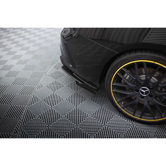 Street Pro Hátsó Oldalsó Splitter + Flaps Mercedes-AMG CLA 45 C117 Facelift