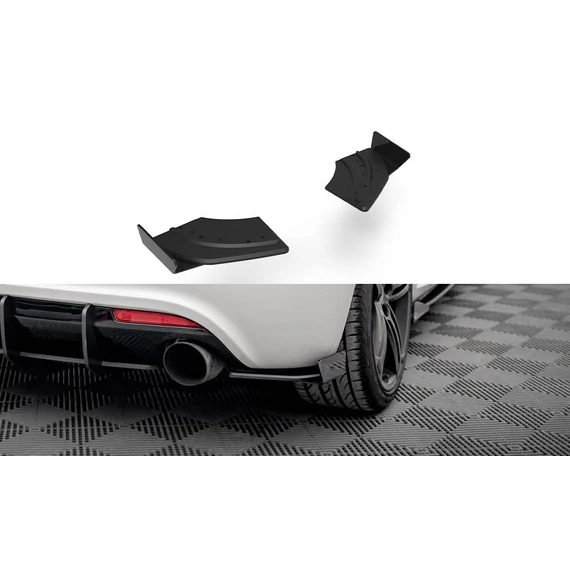 Street Pro Hátsó Oldalsó Splitter + Flaps Volkswagen Scirocco R Mk3