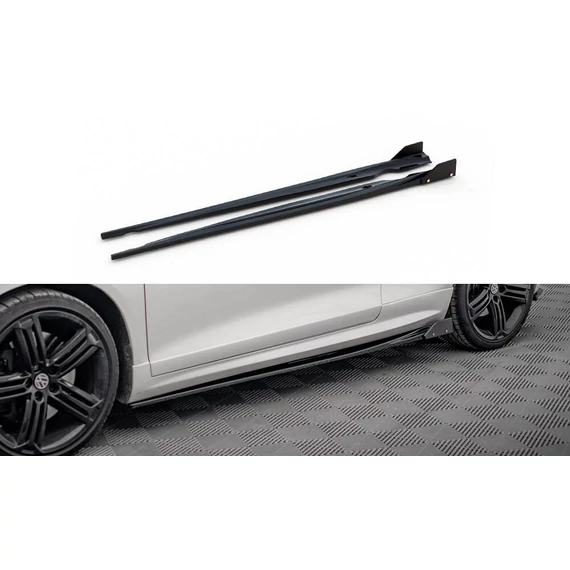 Oldalsó szoknyák Diffúzorok V.2 + Flaps Volkswagen Scirocco R Mk3