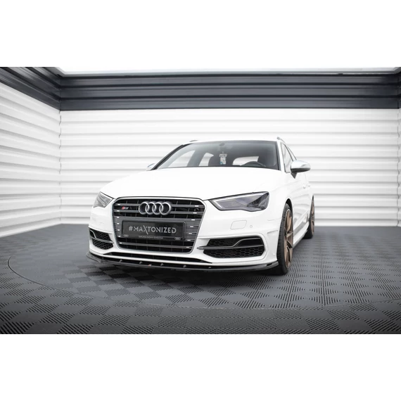 Első Splitter V.1 Audi S3 / A3 S-Line Sportback / Hatchback 8V