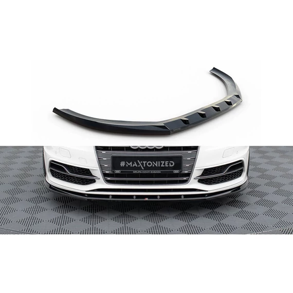 Első Splitter V.1 Audi S3 / A3 S-Line Sportback / Hatchback 8V