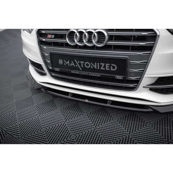 Első Splitter V.2 Audi S3 / A3 S-Line Sportback / Hatchback 8V