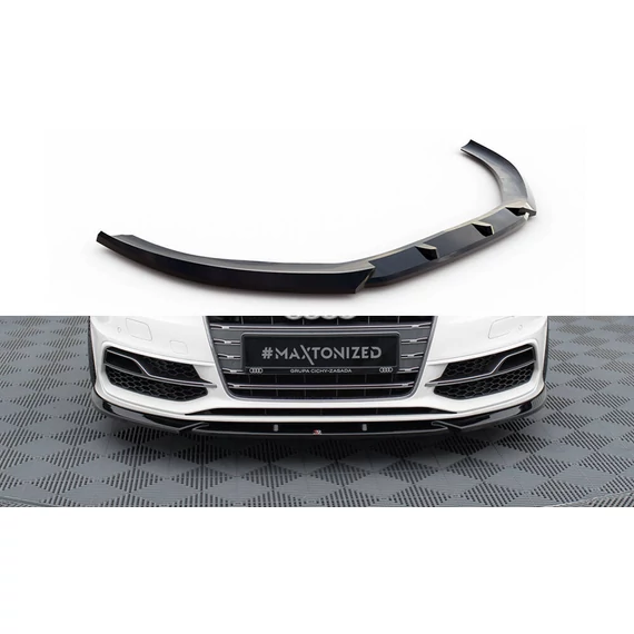 Első Splitter V.2 Audi S3 / A3 S-Line Sportback / Hatchback 8V