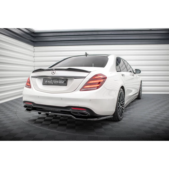 Központi Hátsó Splitter (with vertical bars) Mercedes-Benz S AMG-Line W222 Facelift