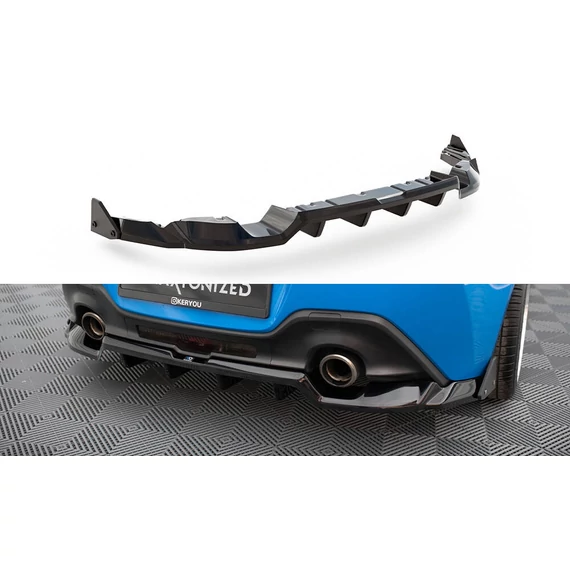 Központi Hátsó Splitter (with vertical bars) V.1 + Flaps Toyota GR86 Mk1