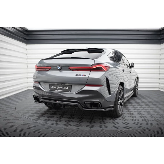 Központi Hátsó Splitter (with vertical bars) V.1 BMW X6 M-Pack G06 Facelift