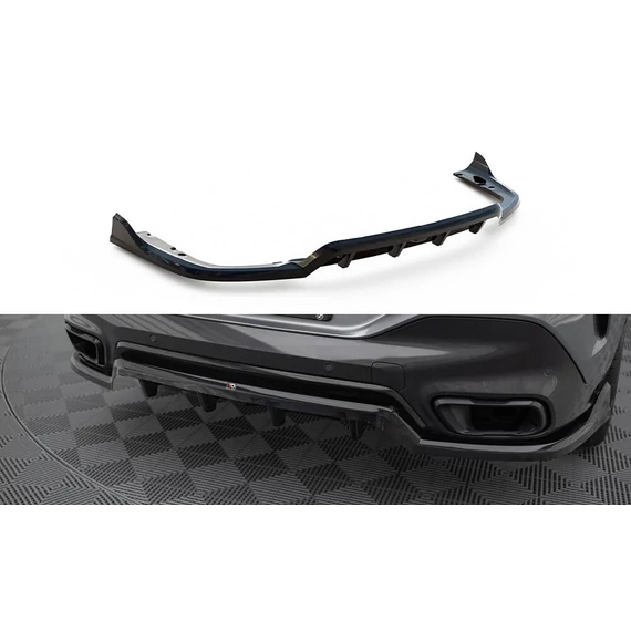 Központi Hátsó Splitter (with vertical bars) V.2 BMW X6 M-Pack G06 Facelift