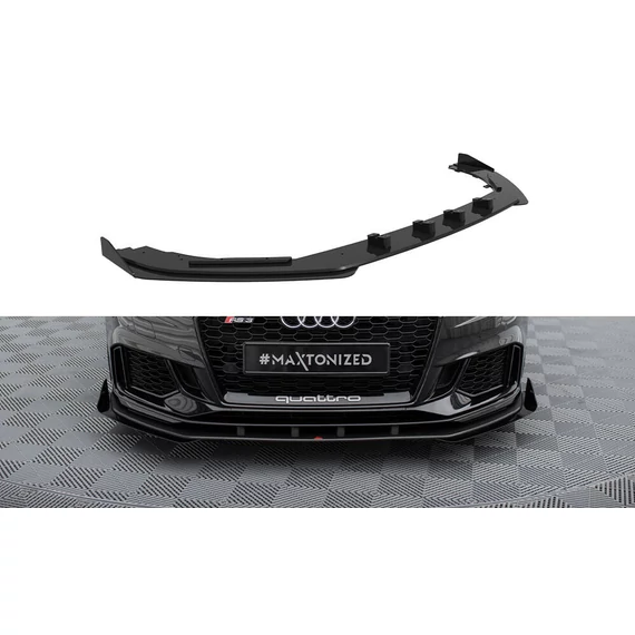 Street Pro Első Splitter V.1 + Flaps Audi RS3 Sedan 8V Facelift