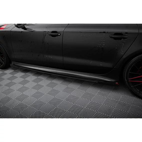 Street Pro Side Skirts Diffusers + Flaps Audi A7 RS7 Look C7