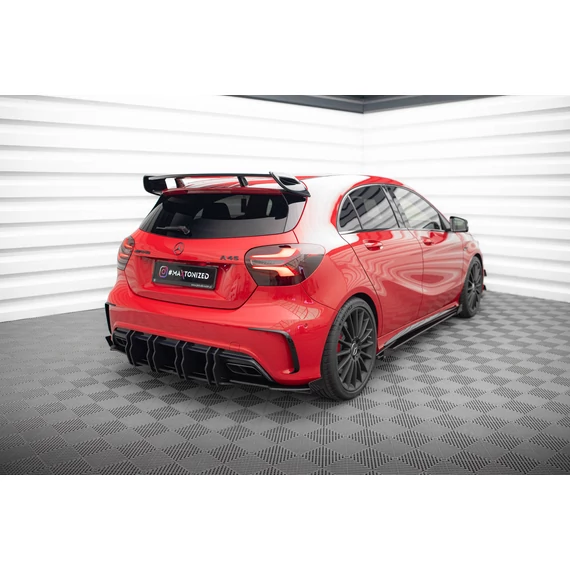 Street Pro Hátsó Oldalsó Splitter + Flaps Mercedes-Benz A 45 AMG W176 Facelift