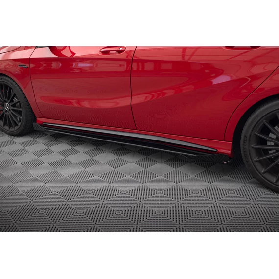 Street Pro Oldalsó szoknyák Diffúzorok + Flaps Mercedes-Benz A 45 AMG W176 Facelift
