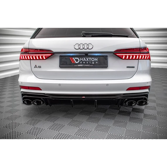 Hátsó Diffúzorok + Exhaust Ends Imitation Audi S6 / A6 S-Line C8