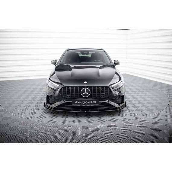 Street Pro Első Splitter + Flaps Mercedes-AMG A35 W177 Facelift