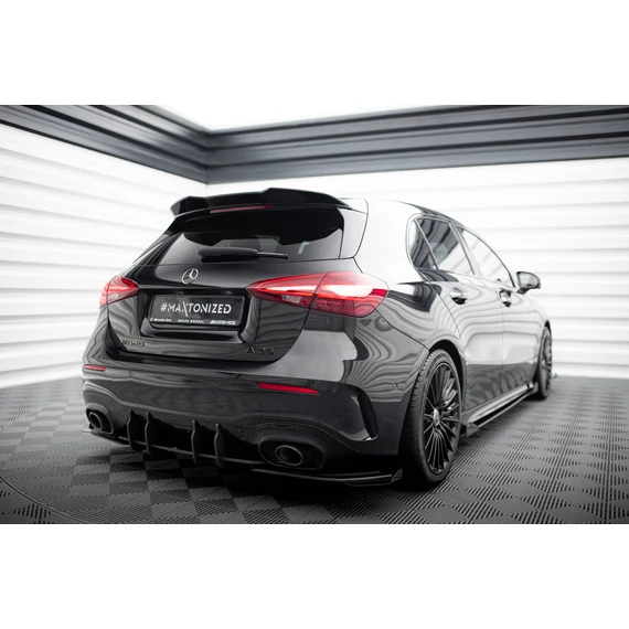 Street Pro Hátsó Oldalsó Splitter + Flaps Mercedes-AMG A35 Hatchback W177