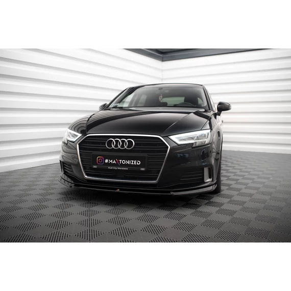 Első Splitter V.2 Audi A3 Sportback 8V Facelift