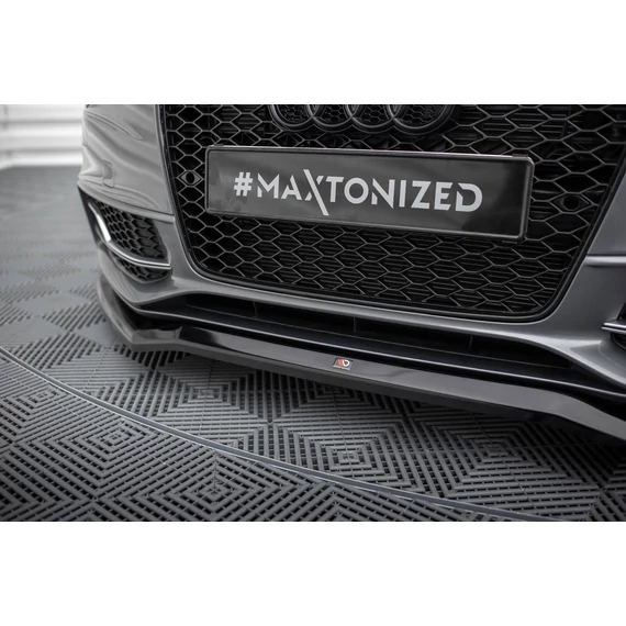 Első Splitter V.4 Audi S5 / A5 S-Line Coupe / Sportback 8T Facelift