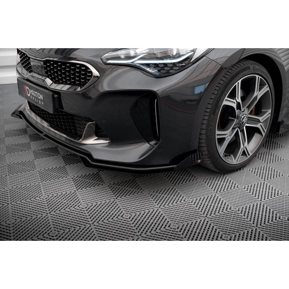 Street Pro Első Splitter + Flaps Kia Stinger GT / GT-Line Mk1