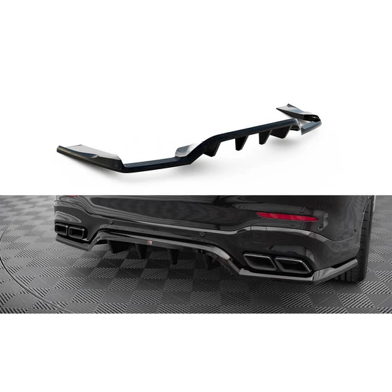 Központi Hátsó Splitter (with vertical bars) V.1 Mercedes-AMG GLC 63 SUV X253