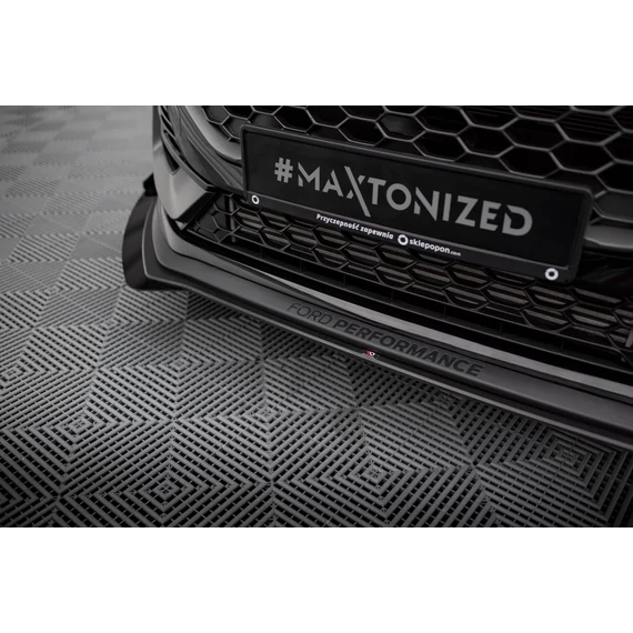 Street Pro Első Splitter + Flaps Ford Fiesta ST Mk8 Facelift