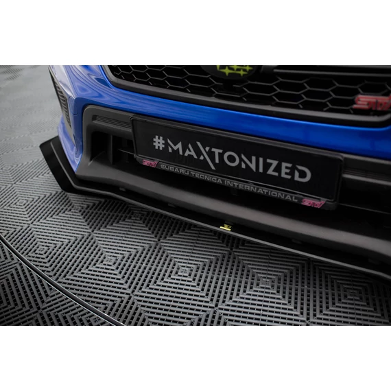 Street Pro Első Splitter + Flaps Subaru WRX STI Mk1 Facelift
