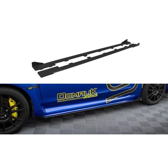 Street Pro Oldalsó szoknyák Diffúzorok + Flaps Subaru WRX STI Mk1