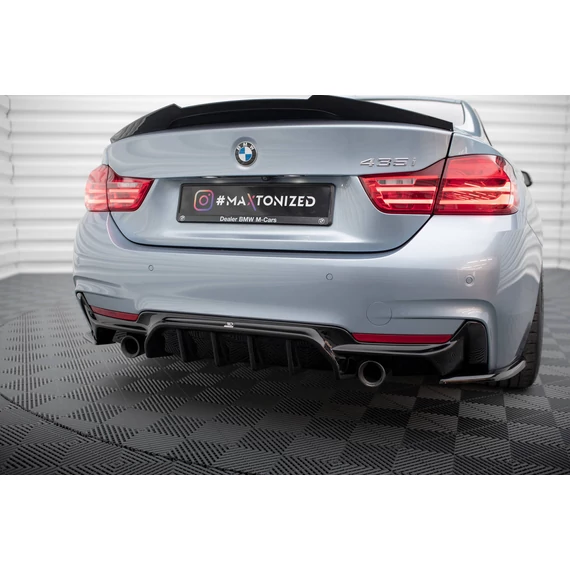Hátsó Diffúzorok BMW 4 Coupe / Gran Coupe M-Pack F32 / F36 (Version with exhaust on both sides)