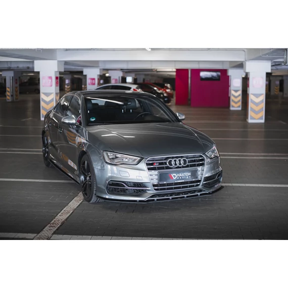 Street Pro Első Splitter Audi S3 / A3 S-Line Sedan 8V