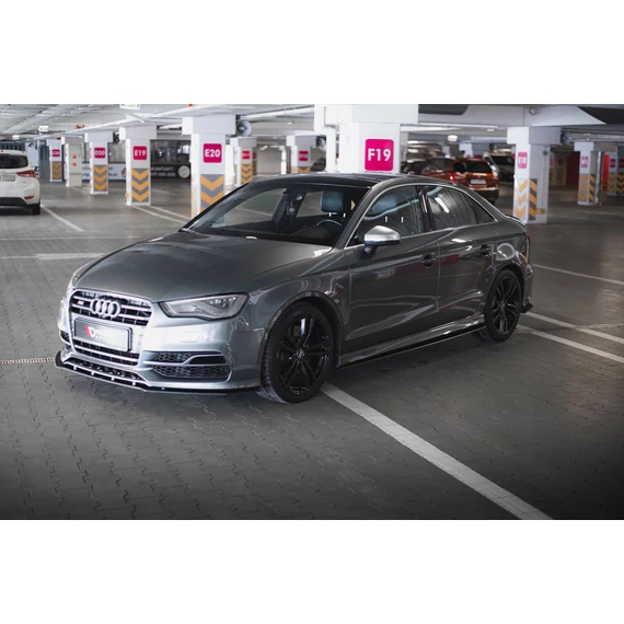 Street Pro Első Splitter Audi S3 / A3 S-Line Sedan 8V