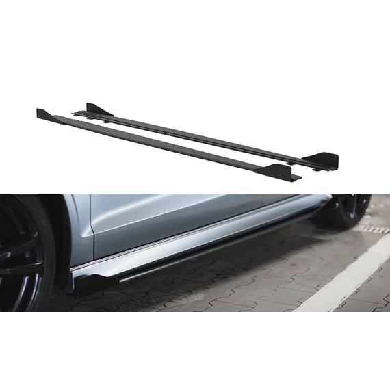 Street Pro Oldalsó szoknyák Diffúzorok + Flaps Audi S3 / A3 S-Line Sedan 8V