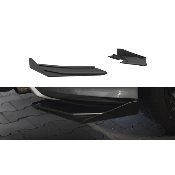 Street Pro Hátsó Oldalsó Splitter + Flaps Audi S3 Sedan 8V