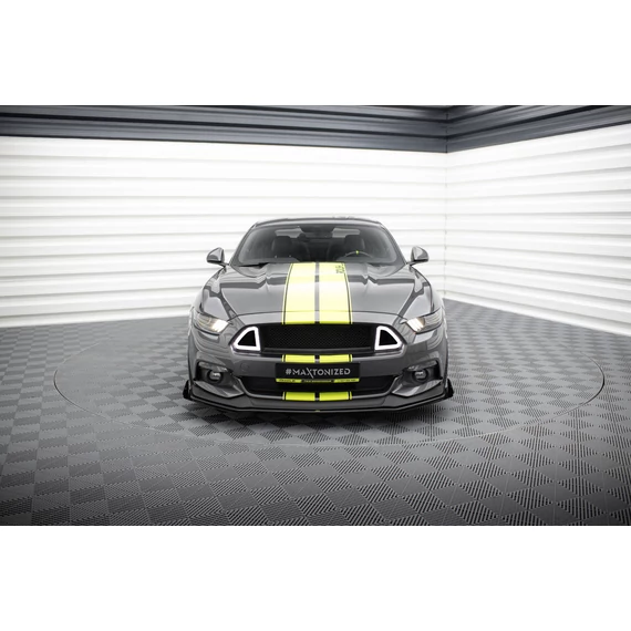 Street Pro Első Splitter + Flaps Ford Mustang GT Mk6