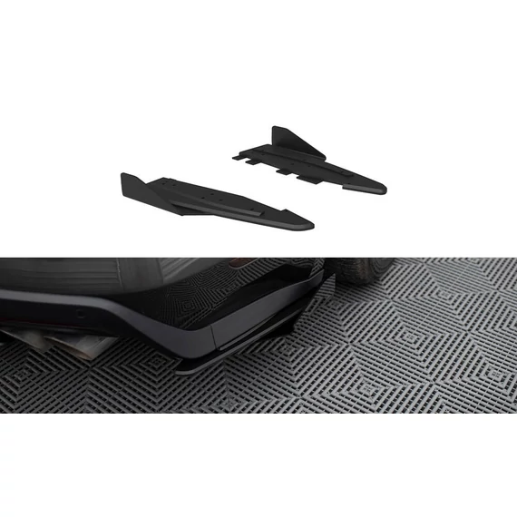 Street Pro Hátsó Oldalsó Splitter + Flaps Ford Mustang GT Mk6