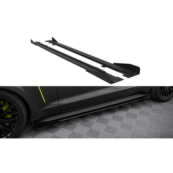 Street Pro Oldalsó szoknyák Diffúzorok + Flaps Ford Mustang GT Mk6