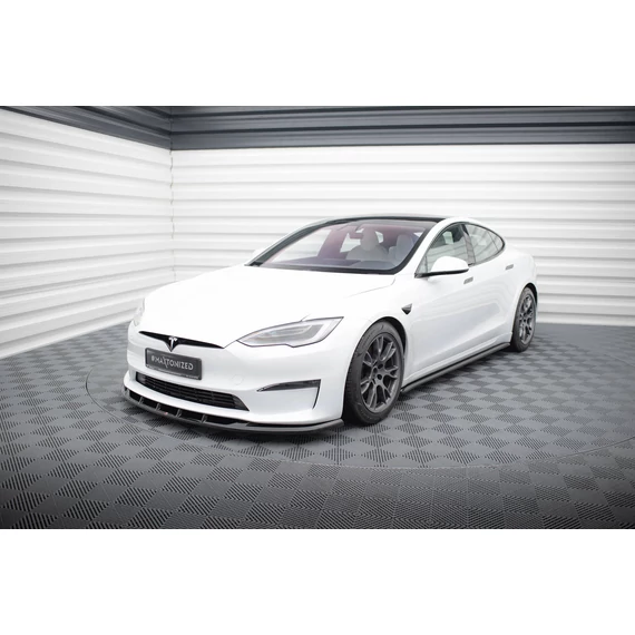 Első Splitter V.3 Tesla Model S Plaid Mk1 Facelift