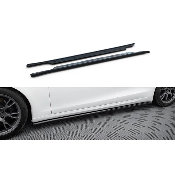 Oldalsó szoknyák Diffúzorok V.2 Tesla Model S Plaid Mk1 Facelift