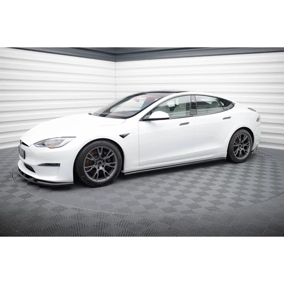 Oldalsó szoknyák Diffúzorok V.2 Tesla Model S Plaid Mk1 Facelift