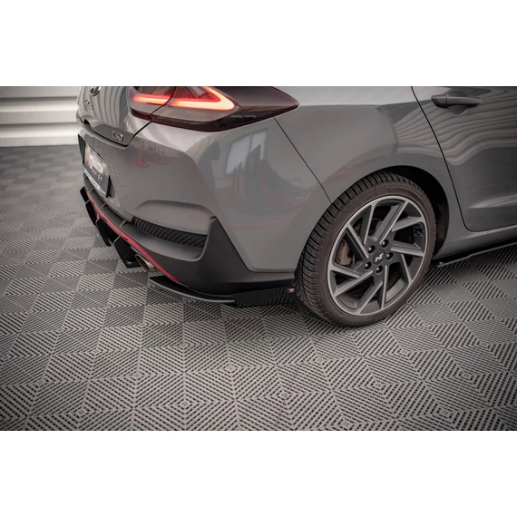 Street Pro Hátsó Oldalsó Splitter + Flaps Hyundai I30 Fastback N-Line Mk3 Facelift