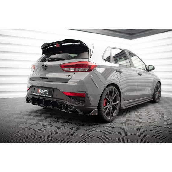 Hátsó Oldalsó Splitter V.4 + Flaps Hyundai I30 N Hatchback Mk3 Facelift