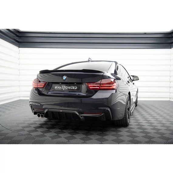 Hátsó Diffúzorok BMW 4 Coupe / Gran Coupe M-Pack F32 / F36 (Version with exhaust on one side)