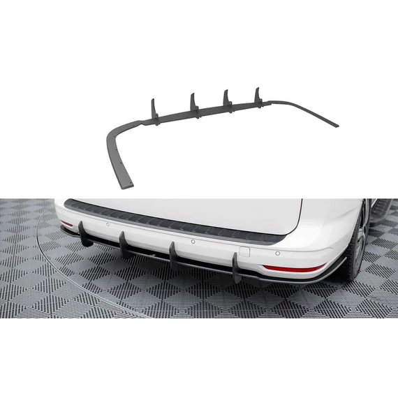 Street Pro Rear Diffuser Volkswagen Caddy Maxi Mk5