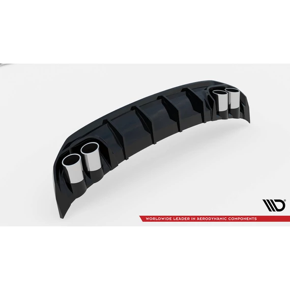 Hátsó Diffúzorok + Exhaust Ends Imitation Audi A3 S-Line Sedan 8Y