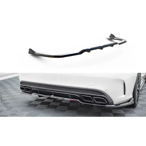 Központi Hátsó Splitter (with vertical bars) Mercedes-AMG C63 Sedan / Estate W205 / S205
