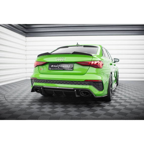 Carbon Fiber Hátsó Oldalsó Splitter V.2 Audi RS3 Sedan 8Y