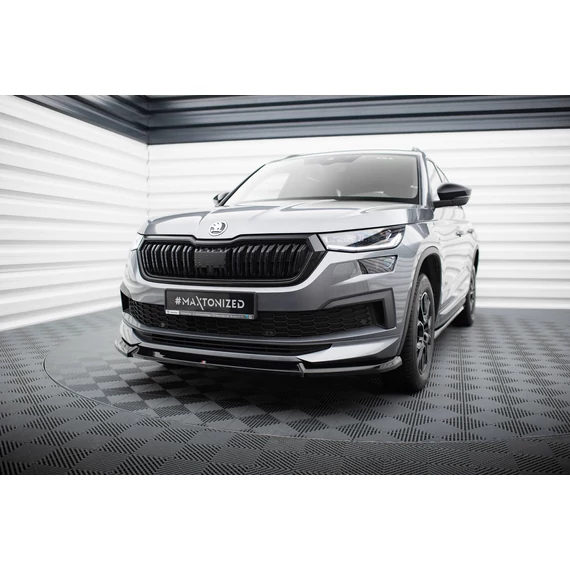 Első Splitter V.1 Skoda Kodiaq Sportline Mk1 Facelift