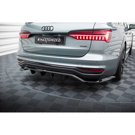 Rear Splitter (with vertical bars) Audi A6 Allroad C8